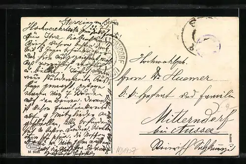 AK Sterzing, Blick auf die Burg Sprechenstein