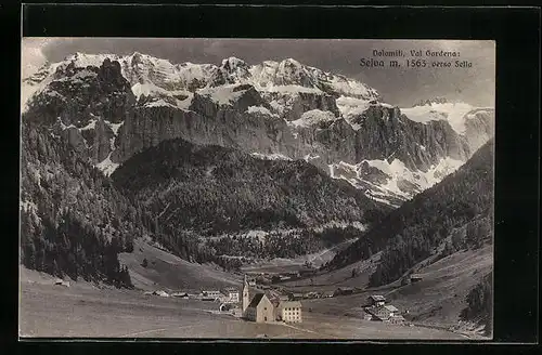 AK Selva Val Gardena, verso Sella