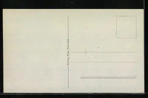 AK Potsdam, Abschiedsgottesdienst im August 1914