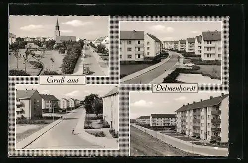 AK Delmenhorst, verschiedene Stadtansichten