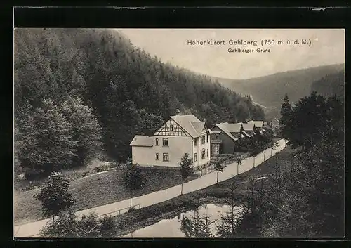 AK Gehlberg, Gasthaus Gehlberger Grund