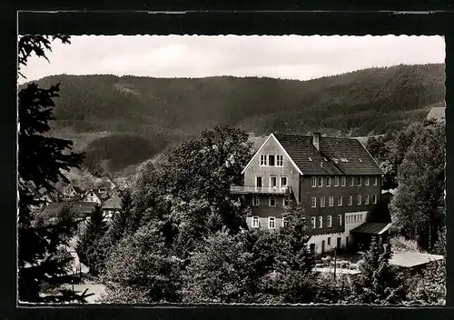 AK Alpirsbach / Schwarzwald, Blick auf Kurhotel Heilenberg