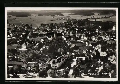 AK Bad Wörishofen, Flugbild der gesamten Stadt