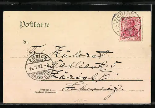 AK Pforzheim, Partie am Kupferhammer