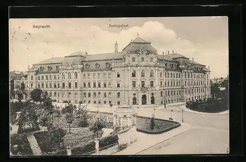 AK Bayreuth, Blick auf den Justizpalast