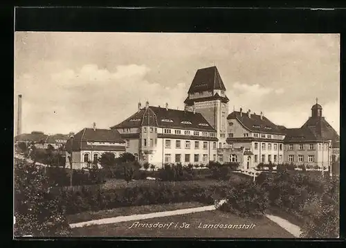 AK Arnsdorf i. Sa., Anlagen vor der Landesanstalt