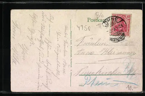 AK Minden i. W., Überführung des Rhein-Weser.Elbkanals