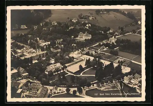 AK Bad Tölz, Kuranlagen, Fliegeraufnahme