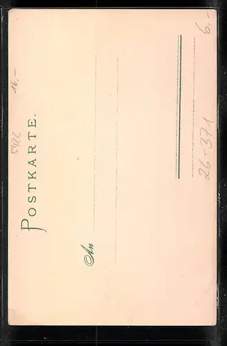 Künstler-AK C. Pfaff: Caub und Pfalz