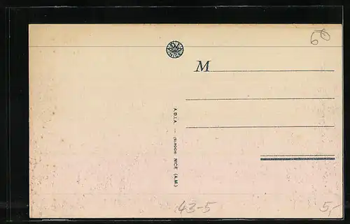 AK Nice, Carnaval, Sirènes jalouses, Umzugswagen zu Fasching