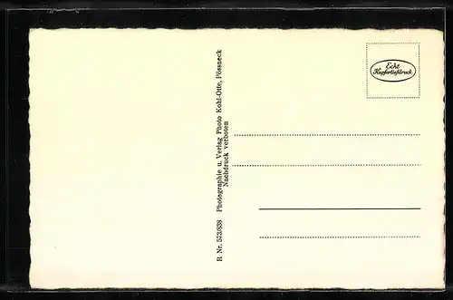 AK Pössneck, an der Rathaustreppe