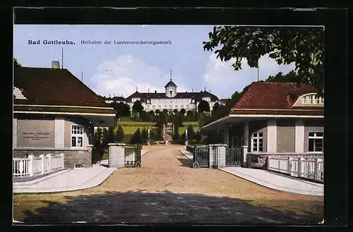 AK Bad Gottleuba, Heilstätte der Landesversicherungsanstalt
