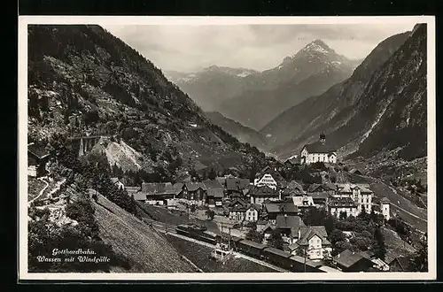 AK Wassen, Panorama mit Windgälle