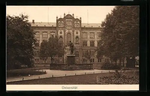 AK Rostock, Blick zur Universität