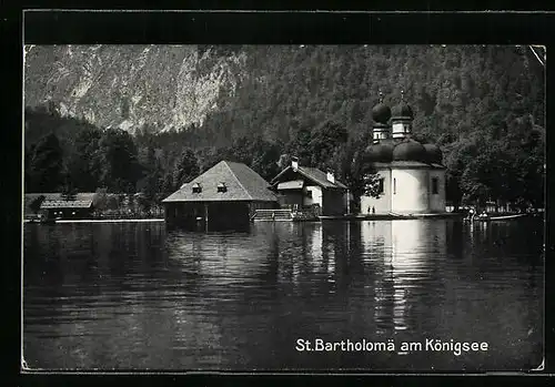 AK St. Bartholomä am Königssee, Panorama