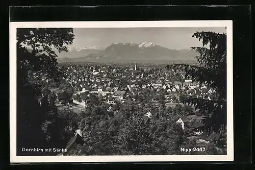 AK Dornbirn, Teilansicht mit Säntis