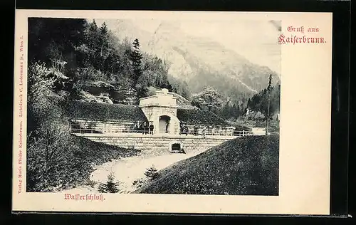 AK Hirschwang /Rax, Wasserschloss in Kaiserbrunn