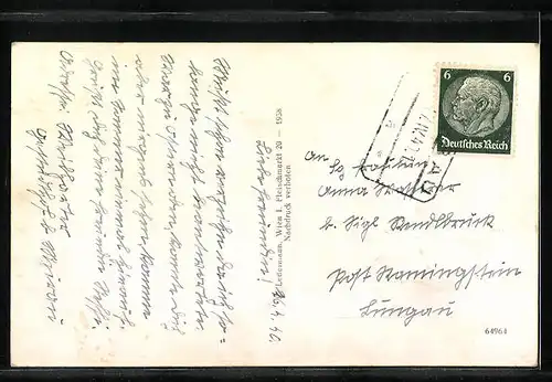 AK Murau, Teilansicht mit Kirche