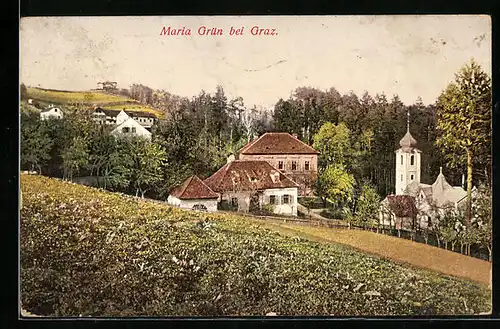 AK Maria Grün bei Graz, Ortspartie