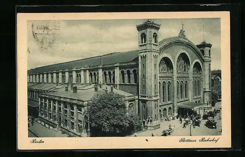 AK Berlin, Stettiner Bahnhof, Invalidenstrasse