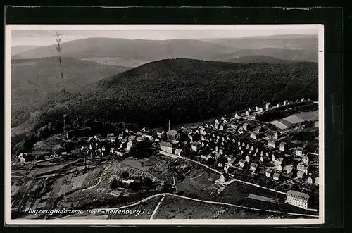 AK Ober-Reifenberg i. T., Fliegeraufnahme des Ortes