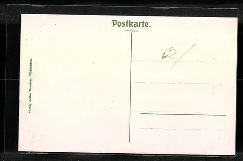 AK Wiesbaden, Blick auf die Rheinstrasse