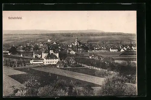 AK Scheinfeld, Blick auf den Ort