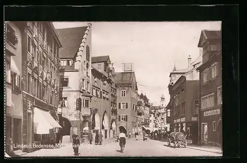 AK Lindau i. Bodensee, Blick auf die Maximilianstrasse