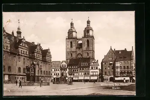 AK Wittenberg, Bez. Halle, Am Marktplatz