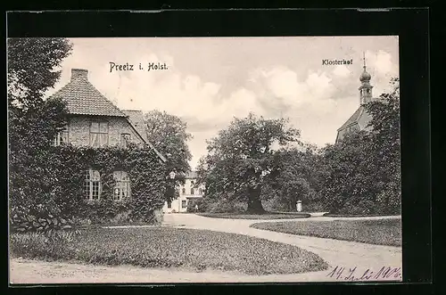 AK Preetz i. Holst., Blick auf den Klosterhof