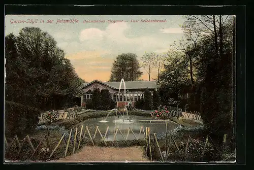 AK Siegmar, Garten-Idyll in der Pelzmühle