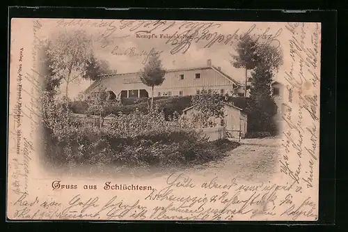 AK Schlüchtern, Blick auf Kempf`s Felsenkeller