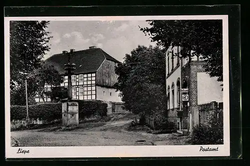 AK Liepe, Blick auf das Postamt