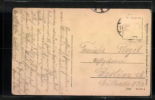 AK Görlitz, Strassenpartie mit Musikhalle