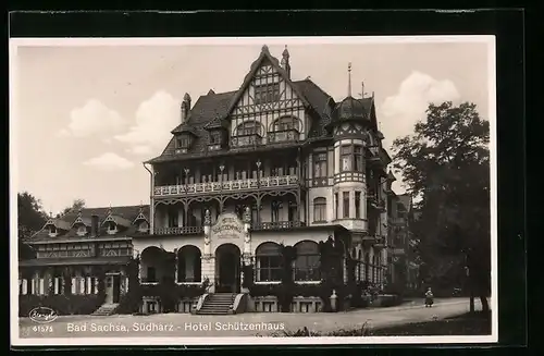 AK Bad Sachsa /Südharz, Hotel Schützenhaus