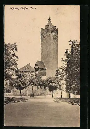 AK Pössneck, Weisser Turm