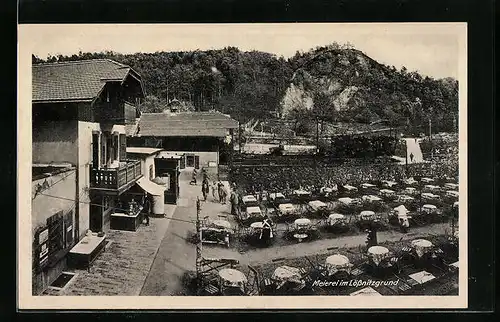 AK Kötzschenbroda, Gasthof Meierei im Lössnitzgrund
