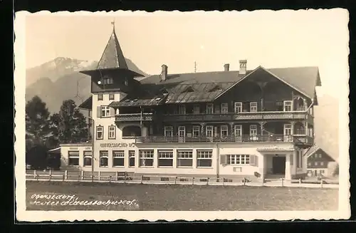 AK Oberstdorf, Gasthaus Wittelsbacher Hof