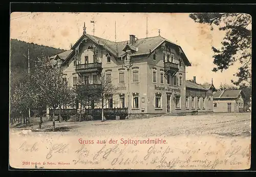 AK Spitzgrundmühle, Restaurant und Gasthaus