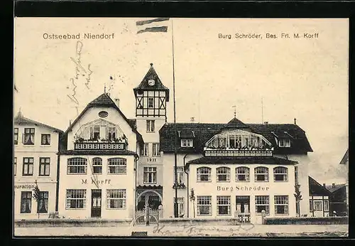 AK Niendorf, Burg Schröder, Bes.: Frl. M. Korff