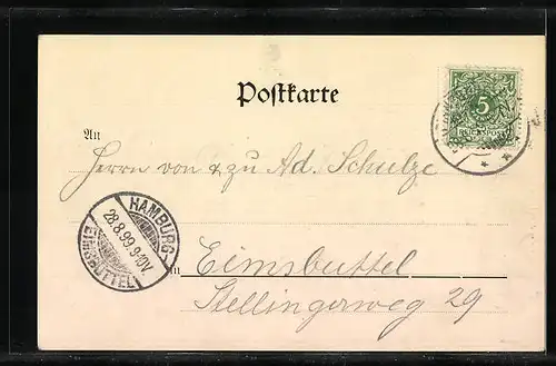 AK Pinneberg, Gasthof Stadt Hamburg, Inh.: H. Vollborn