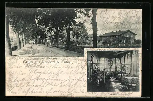 AK Neudorf, Logirhaus mit Veranda