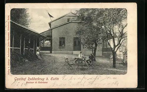 AK Eutin, Gasthof Redderkrug, Besitzer: A. Gehrkens