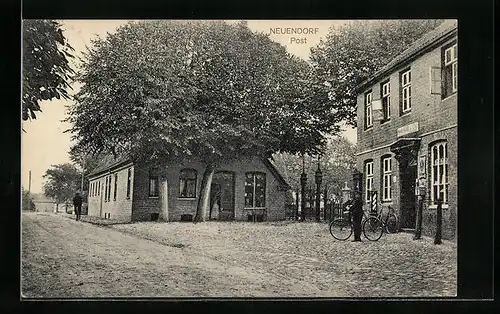 AK Neuendorf, Post mit Strassenpartie