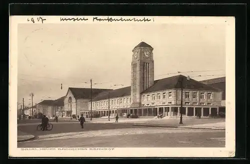 AK Basel, Neuer Badischer Bahnhof