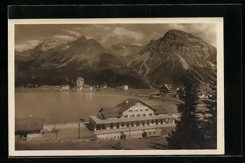 AK Arosa, Bahnhof und Obersee