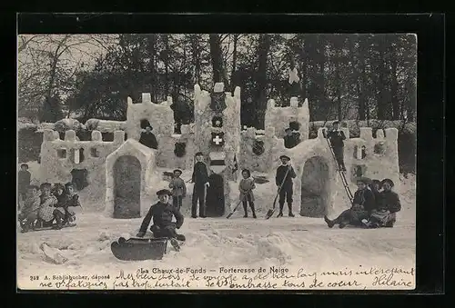 AK La Chaux-de-Fonds, Forteresse de Neige