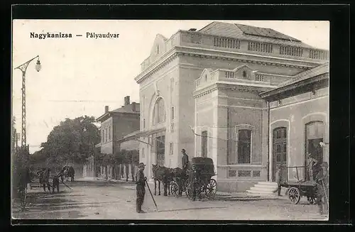 AK Nagykanizsa, Pályaudvar, Bahnhof