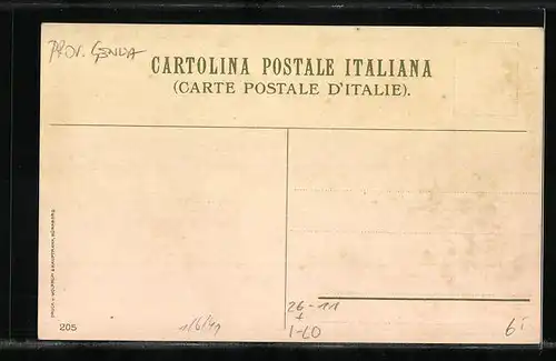 Künstler-AK Manuel Wielandt: Pegli, Panorama