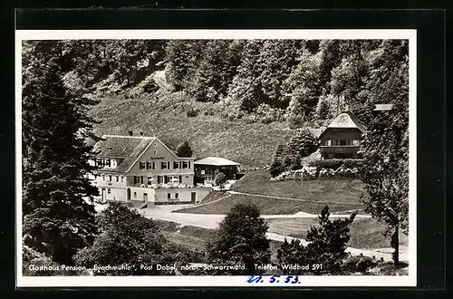 AK Dobel /Schwarzw., Gasthaus Pension Eyachmühle